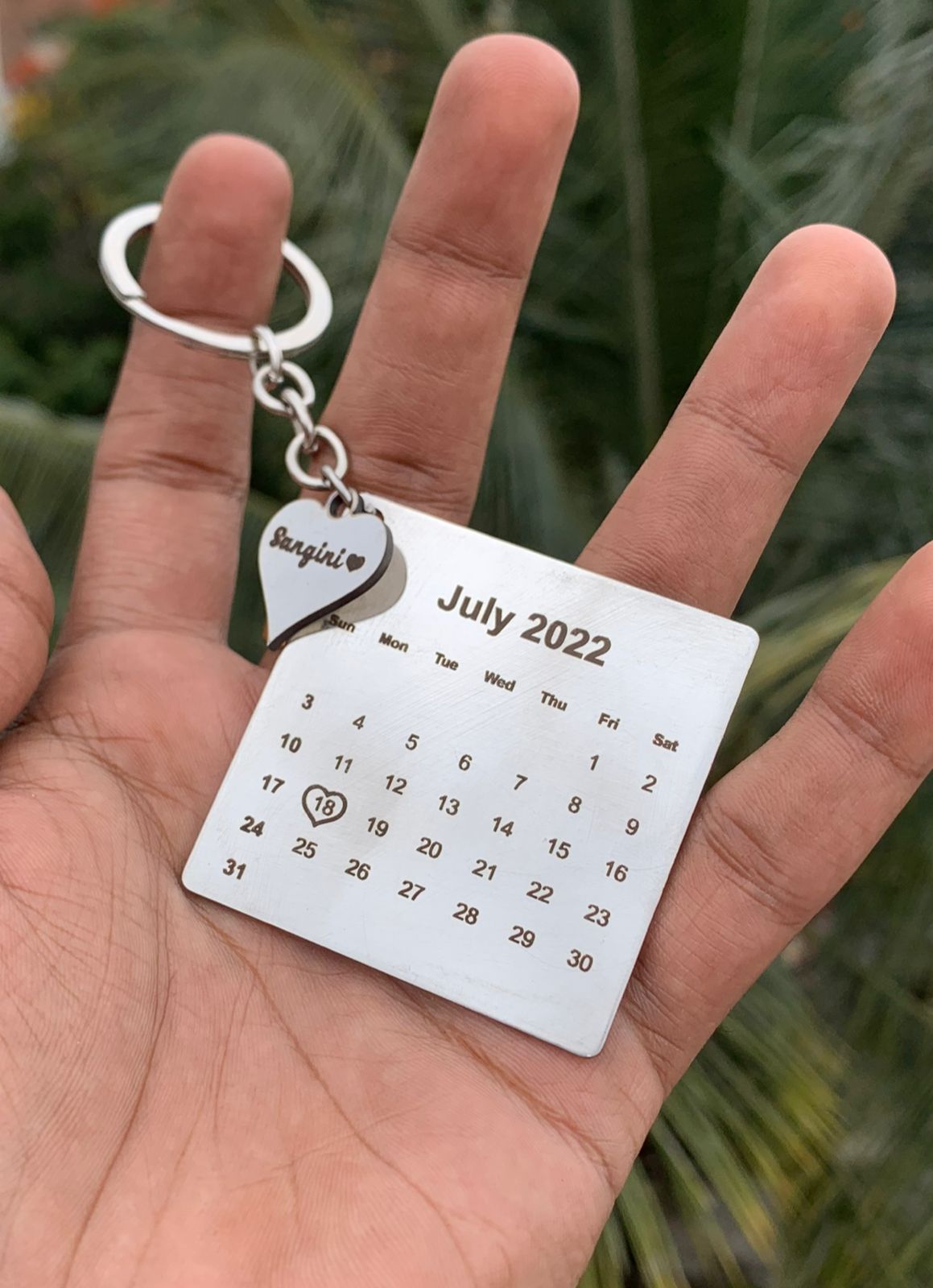 Calendar Keychain