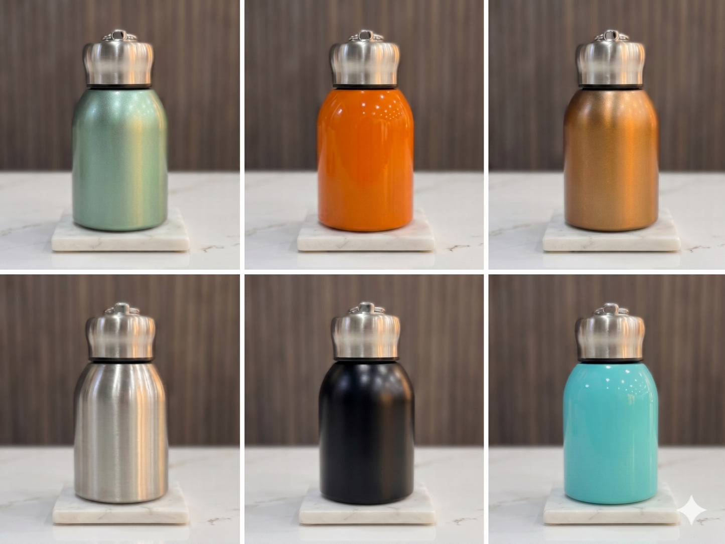 The Bell-Shape Travel Flask with Custom Personalisation