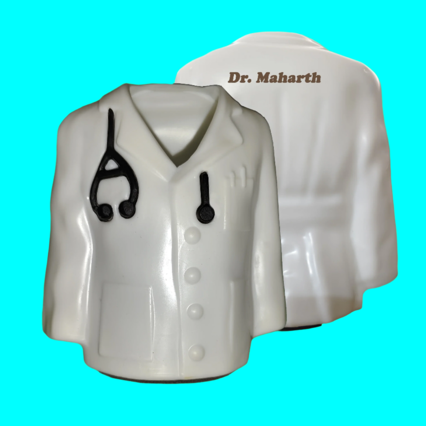 Personalized Doctor’s Coat Pen Stand – Custom Name Gift for Doctors