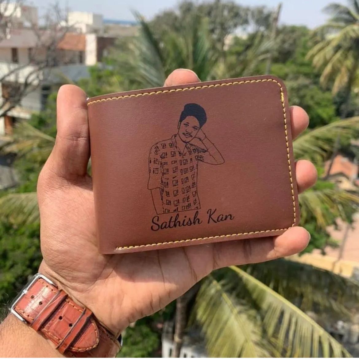 Customised Sketch Wallet