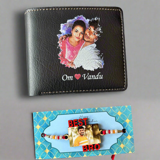 NEXON Artistic Photo printed Wallet and Photo Rahki combo