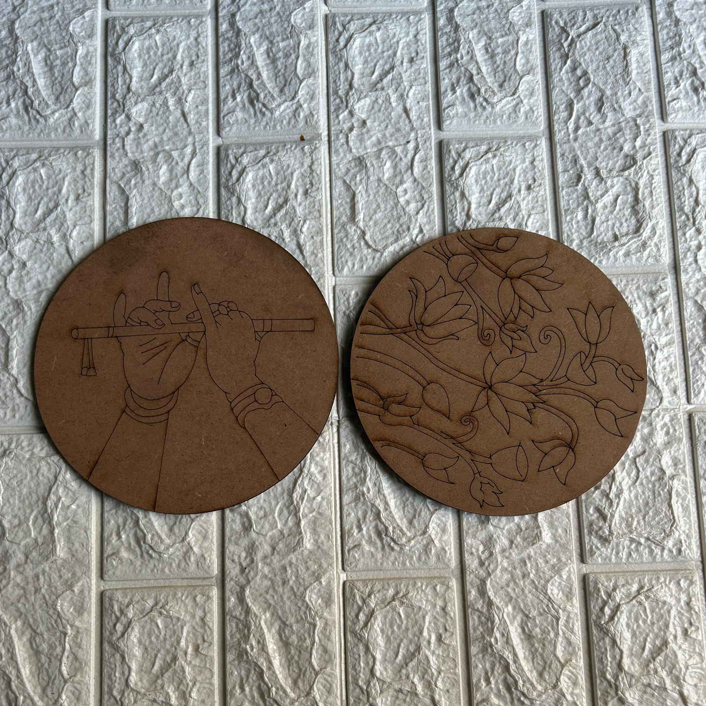 DIY pre-marked MDF cutout - Set of 4