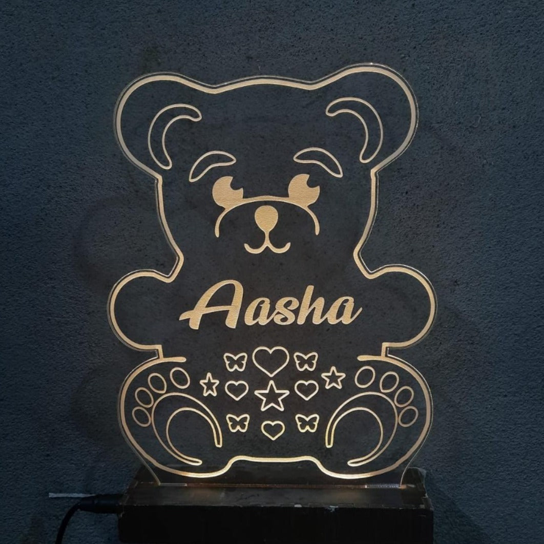 Customised Name Teddy bear Table top